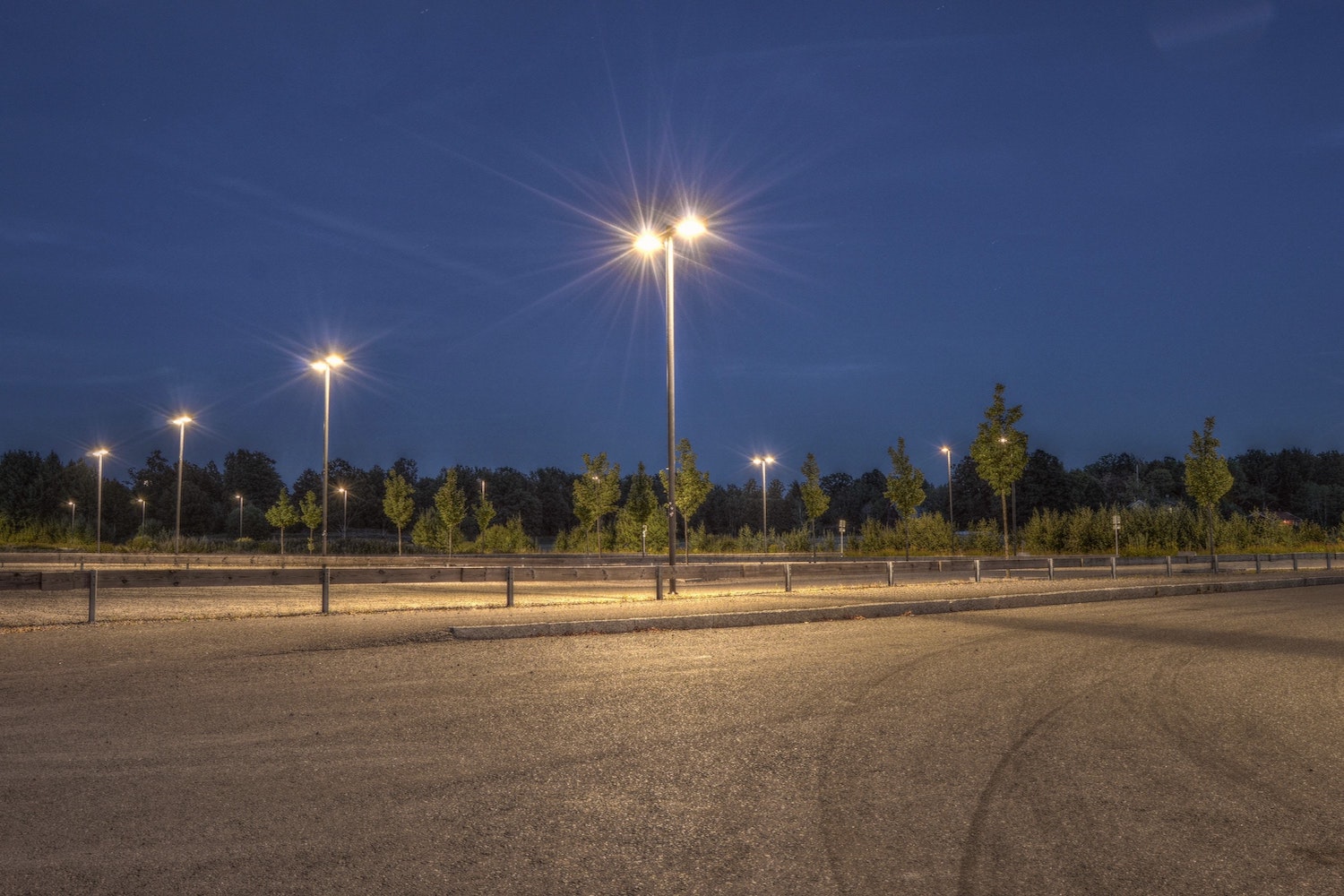 parking management with good lighting